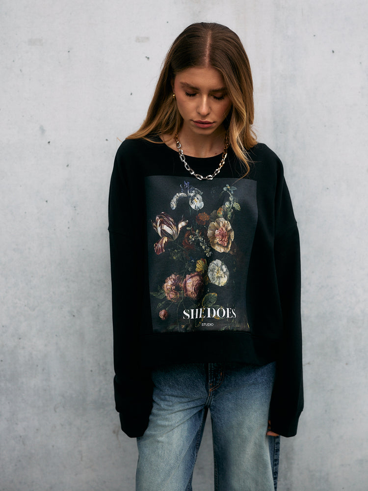 
                  
                    Stillife Sweater - Womens Organic Boxcut Sweatshirt
                  
                