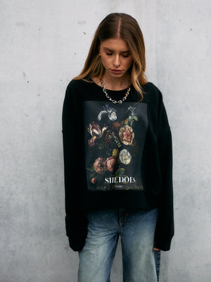 
                  
                    Stillife Sweater - Womens Organic Boxcut Sweatshirt
                  
                