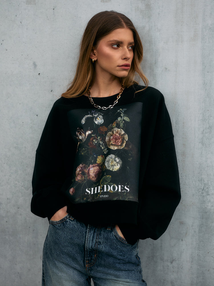 
                  
                    Stillife Sweater - Womens Organic Boxcut Sweatshirt
                  
                
