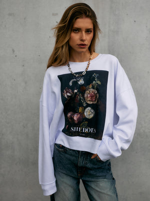 
                  
                    Stillife Sweater - Womens Organic Boxcut Sweatshirt
                  
                