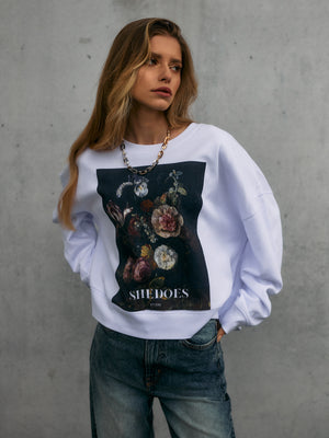 
                  
                    Stillife Sweater - Womens Organic Boxcut Sweatshirt
                  
                