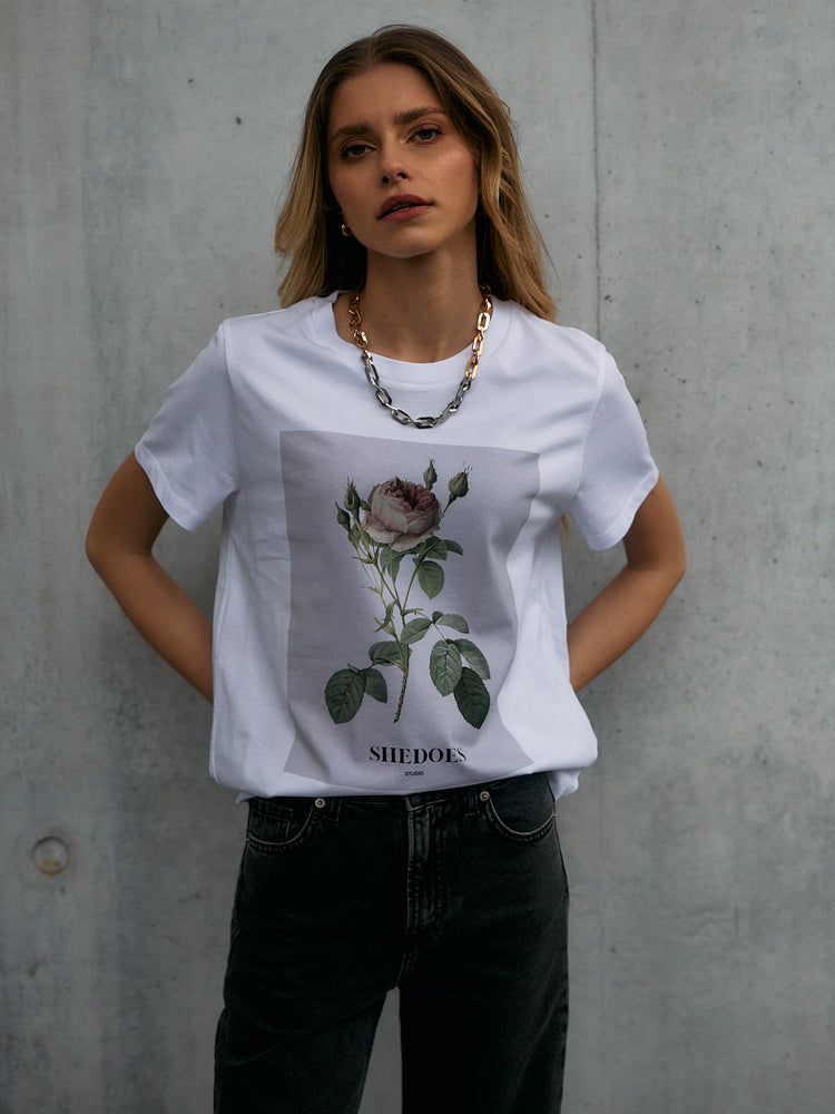 
                  
                    Simple Rose - Ladies Organic Shirt
                  
                